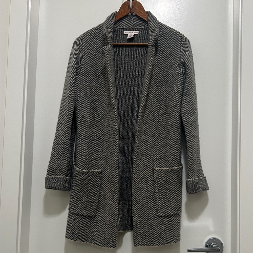 Sincerely Jules Gray Knit Cardigan